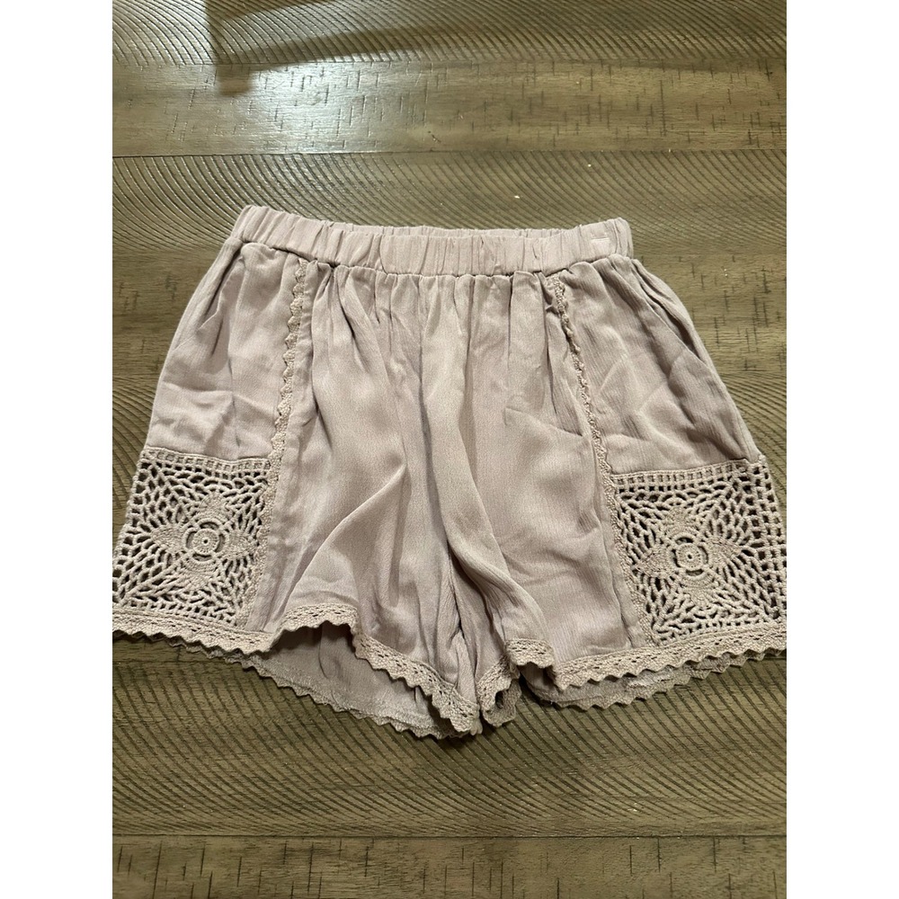 Vintage‎ Arden B. Boho Crochet Shorts